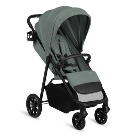 Carucior sport, Lionelo, Emerald, Pliere cu o mana, Copertina XXL UPF50+, Spatar reglabil, Suspensie completa, Roti EVA, 6- 48 luni, Pana la 22 kg, Verde