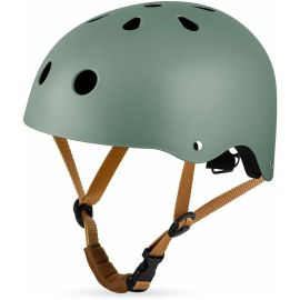 Casca pentru copii, Lionelo, Reglabila 50-56 cm, Din ABS si EPS, Conform cu standardul EN1078, Green Sage