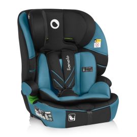 Scaun auto i-Size, Lionelo, Levi Fix, 76 - 150 cm, 1/2/3, ISOFIX + Top Tether, Tetiera reglabila in 10 pozitii, Insertie ergonomica Dri-Seat, Tapiterie lavabila, Testat la impact, Baza lata, Cotiere practice, Conform cu R129, Albastru