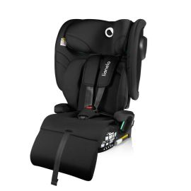 Scaun auto pliabil, Lionelo, Nelly, i-Size, 76- 150 cm, Tetiera reglabila in 15 pozitii, Spatar reglabil in 4 pozitii, Sisteme de fixare Isofix si Top Tether, Sezut lat si confortabil, Conform cu ECE R129, Negru