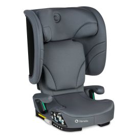 Scaun auto pliabil, Lionelo, Orin, i-Size, 100-150 cm, Tetiera reglabila in 14 pozitii, Spatar in 4 pozitii, Isofix+Top Tether, Sezut ergonomic, Husa transport, Suport sticla, Gri Grafit
