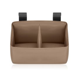 Organizator multifunctional, Lionelo, Sidepocket S, 26x12x15 cm, 2 compartimente, Universal, Constructie ranforsata, Bej