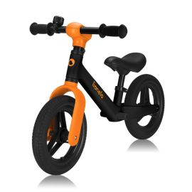 Bicicleta fara pedale, Lionelo, Toni, Cu ghidon si sa reglabile, Ultra usoara, 2.8 Kg, 18 luni+, Sustine 30 kg, Conform cu standardul EN71-1/2/3, Certificata TUV SUD, Portocaliu