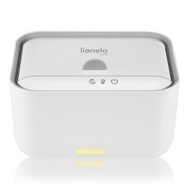 Incalzitor servetele umede, Lionelo, Babybliss, Cu 3 setari de temperatura, Loc suficient pentru un intreg pachet de servetele umede, Panou de control cu ecran tactil, Fara BPA, White