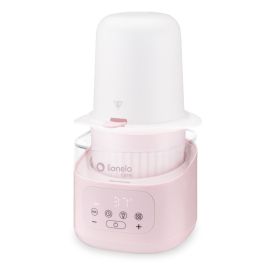 Incalzitor biberoane si sterilizator, Lionelo, ThermUp 4.0, Recipient detasabil, 400 W, 6 moduri de functionare, Functie sterilizare si decongelare, Termostat integrat, Lumina de noapte, Panou tactil, Oprire automata, Placa din otel inoxidabil, Roz
