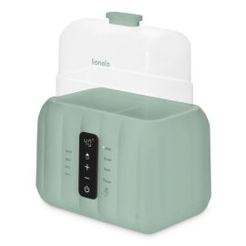 Incalzitor biberoane si sterilizator, Lionelo, ThermUp Duo, 6 moduri de operare, Incalzire, Sterilizare, Pastrare temperatura, Decongelare, Senzor pentru temperatura, Pentru 2 biberoane simultan, fara BPA, Verde
