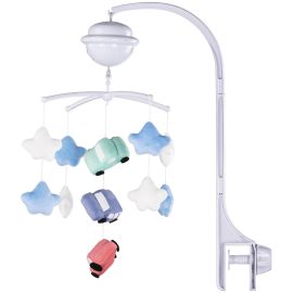 Carusel muzical pentru patut cu proiector Chipolino Cars