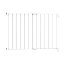 Poarta de siguranta extensibila Noma, 62–102 cm, metal alb, N93361
