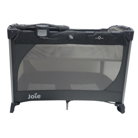 Joie - Patut pliant Commuter Change Gray Marble, cu cosulet detasabil inclus