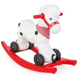 Balansoar pentru copii Pilsan Pony Horse white fara muzica