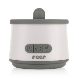 Incalzitor portabil biberoane si alimente pentru bebelusi, 4 trepte temperatura 37-50°C, acumulator cu incarcare USB-C, 3 adaptoare biberon incluse, afisaj temperatura, timer cu oprire automata, independent de priza, Reer Heat2Go 33060