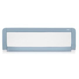 Bariera protectie anticadere pat copii, lungime 150 cm, albastru-gri, Reer Sleep'n Keep XL 45111