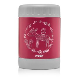 Cutie termica pentru mancare, otel inoxidabil vidat, 300 ml, rosie, Reer ColourDesign 90412 