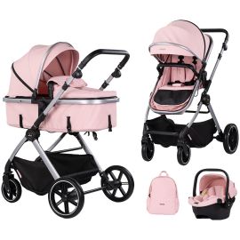 Carucior Chipolino Pearl 3 in 1 powder pink