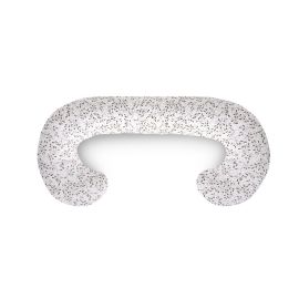 Perna multifunctionala, Ceba Baby, Pentru dureri de spate, somn confortabil si alaptat, Cu bile de silicon si microperle, Husa detasabila din bumbac, 300x30 cm, Oeko-Tex Standard 100, Tiny Leaves