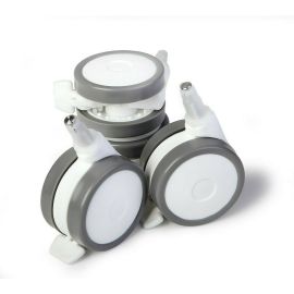 Set 4 roti, Pentru patut, Alb, YappyKids