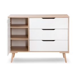Comoda de infasat Klups SOFIE Alb-Natur