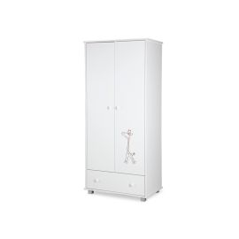 Dulap copii Klups SAFARI Giraffe Alb
