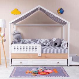Lenjerie MyKids Montessori 6 Piese PS01 95x195 cm
