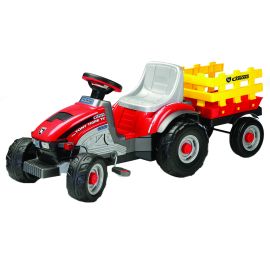 Tractor Peg Perego Mini Tony Tigre, 2 ani +, Rosu / Galben