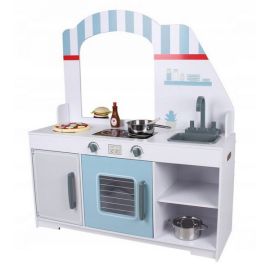 Bucatarie din lemn Ecotoys Food Truck 7260A
