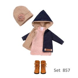 Set imbracaminte pentru papusi 33 cm, modele asortate, cu accesorii