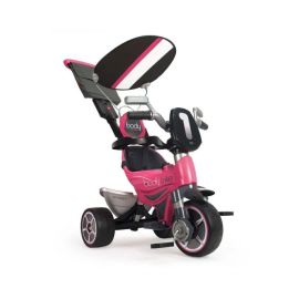 Tricicleta evolutiva pentru copii, Injusa, Body Pink, cu maner parental, include rucsac, 10 luni+