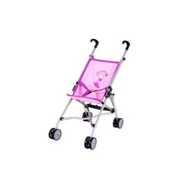 Carucior sport pentru papusi, Knorr Toys, Sim, 42 x 27 x 55 cm, 3 Ani+, Princess Pink