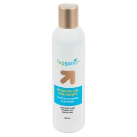 Gel igienic si dezinfectant pentru maini cu aloe Topganic, 250ml