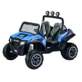 Masina electrica Peg Perego Polaris Ranger RZR 900, 12V, 3 ani +, Albastru / Negru